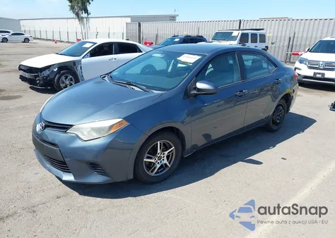 2014 Toyota Corolla Le из США, поврежденный, VIN 2T1BURHE5EC021067